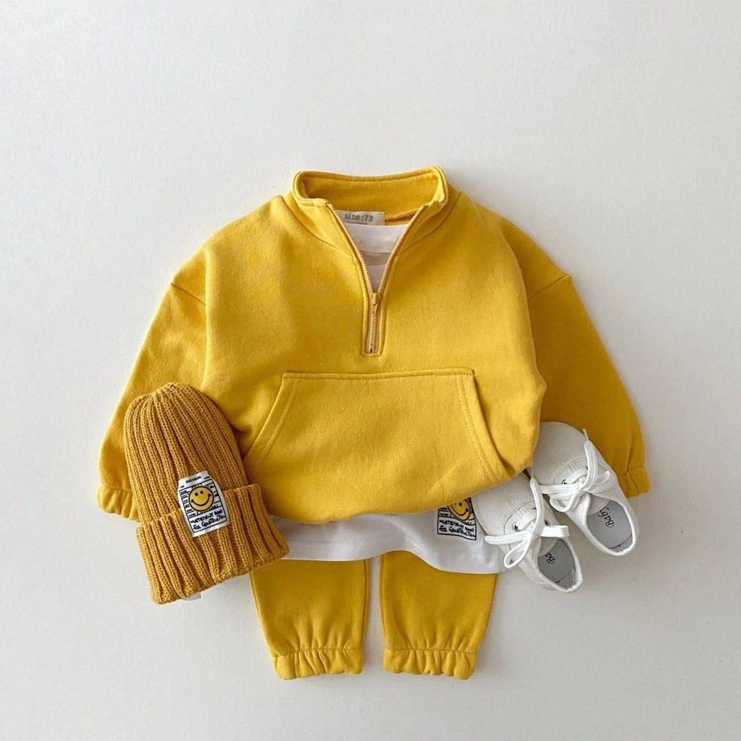 2piece Set Baby Clothes Set Baby Toddler Girl Boy Cotton Sweatshirt +pant Two Piece Kid Children Clothing Suit Spring and Autumn