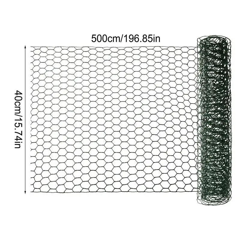 Chicken Wire Galvanized Hexagonal Chicken Coop Mesh Netting Pet Rabbit Chicken Fencing With 50 Zip Ties Plier And Gloves For