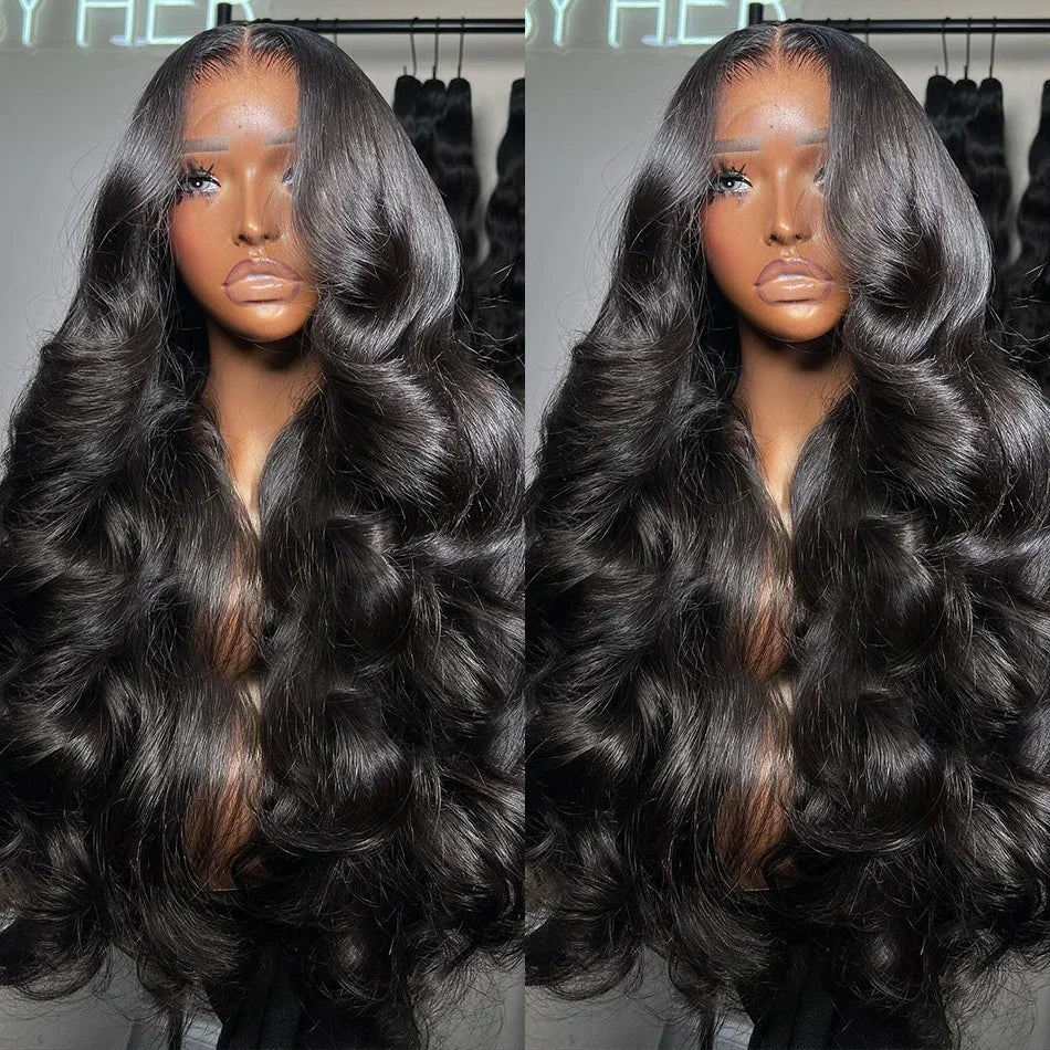 Malaysia Body Wave 13x6 Hd Lace Frontal Wig Glueless Wigs Human Hair 34 Inch 13x4 Lace Frontal Virgin Hair wig For Black Women