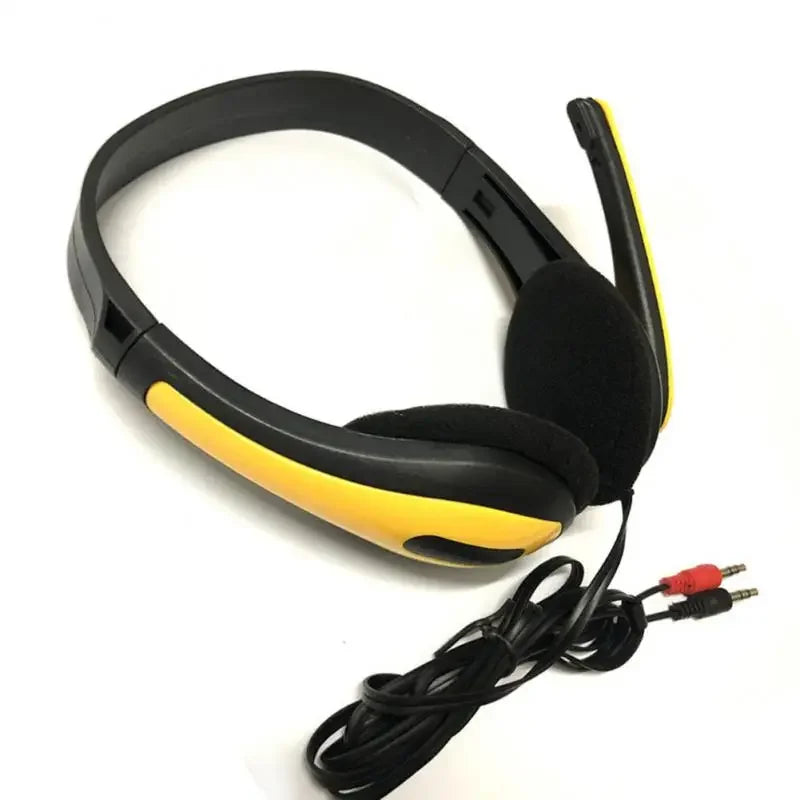 With Microphone Headphones For Computer Gamer Stereo Stereo Headphone Wired Mode Head-mounted Gaming Headset