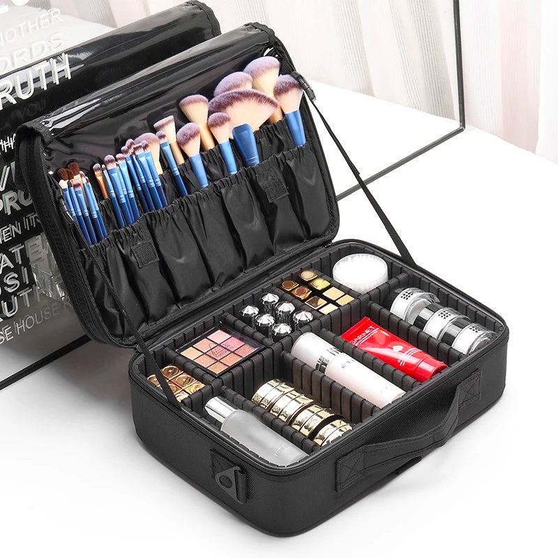 New Oxford Cloth Makeup Bag For Women Professional Large Capacity  Travel Cosmetic Case