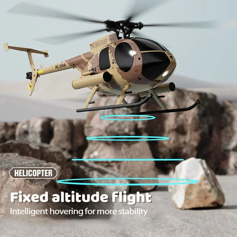 Pre-sale Rc Era New 1:28 C189 Bird Rc Helicopter Tusk Md500 Dual Brushless Simulation Model 6-axis Gyro Simulation Model Toys