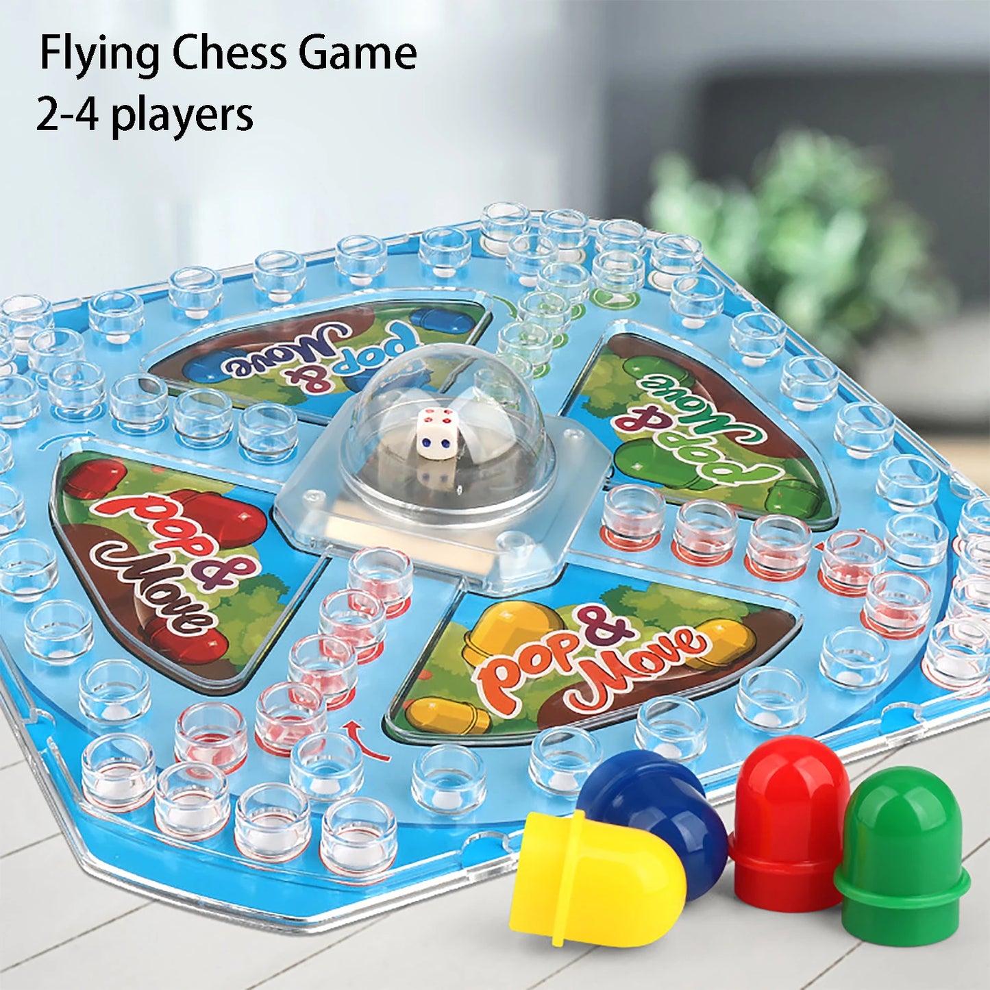 Flying Chess Game Chess Qipan Parent Child Interactive Game Puzzle Jumping Chess Children's Board Game