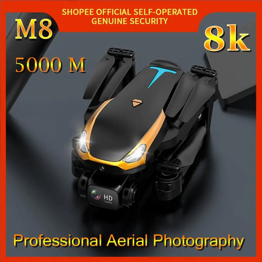 TESL Drone 8K HD Aerial Photography Quadcopter Remote Control Helicopter 5000 Meters Distance Avoid Obstacles