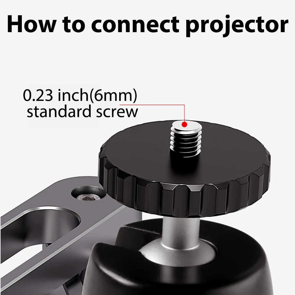 Folding Projector Bracket Wall Mount Adjustable Durable Aluminium Alloy Stand Compatible with Xiaomi XGIMI ThundeaL FastShipping