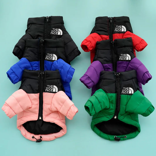 Winter Warm Cat Jacket for Medium Small Cats Cotton French Bulldog Dogs Winter Clothes Windproof Coat Puppy Pet Outfits