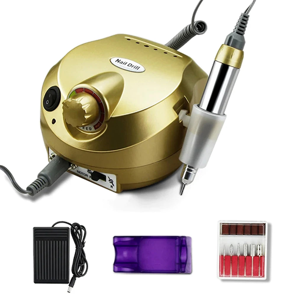 35000/20000 RPM Electric Nail Drill Machine Mill Cutter Sets for Manicure Nail Tips Manicure Electric Nail Pedicure File