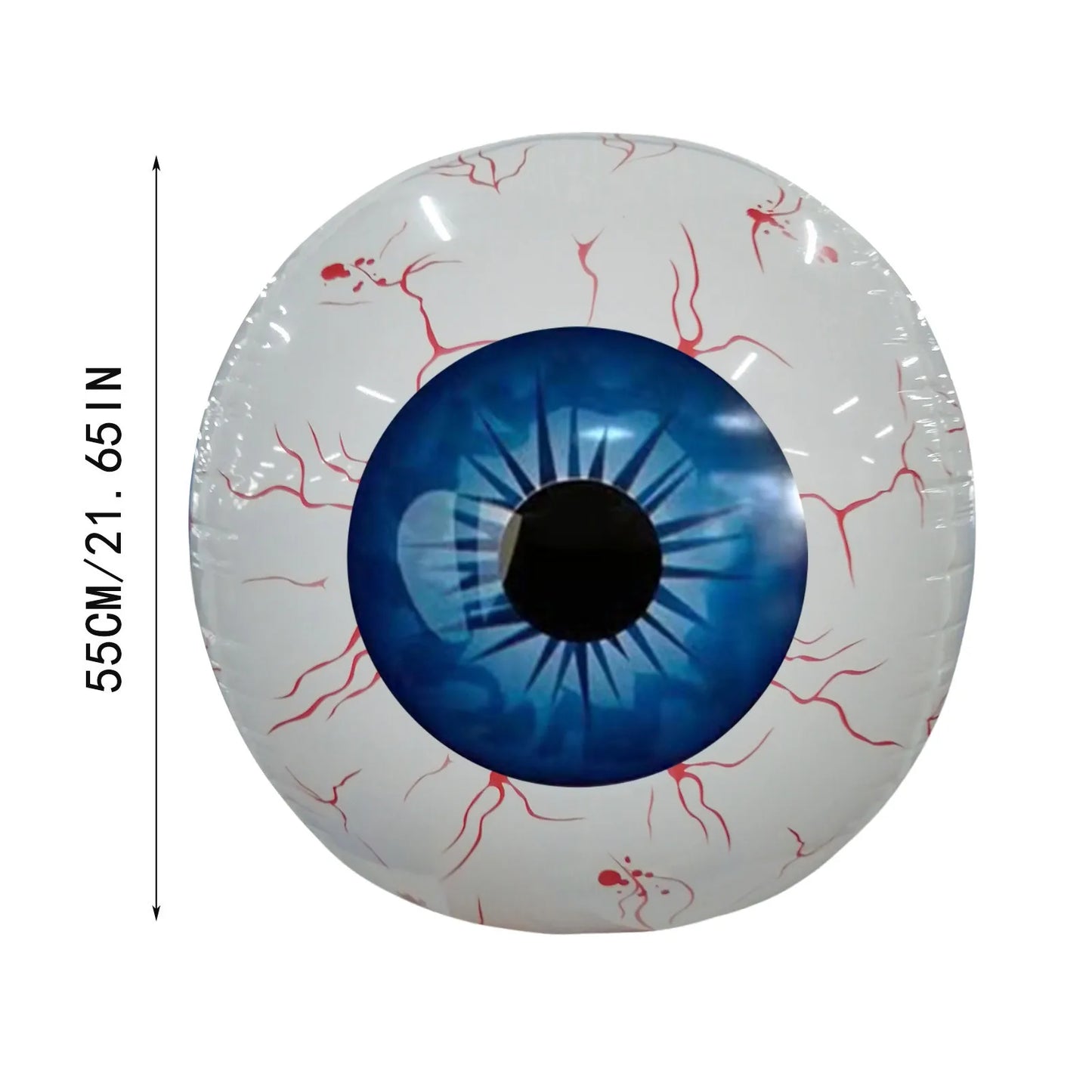 22inch Halloween Inflatables Eyeball Decorations Bloodshot Eyeballs Indoor Outdoor Garden Halloween Decors Party Supplies