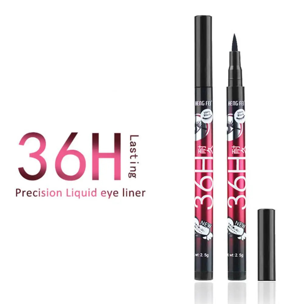 Black Liquid Eyeliner Quick-drying Waterproof Long-lasting Liquid Eyeliner Pencil Eyeliner Makeup Eye Cosmetics Tool