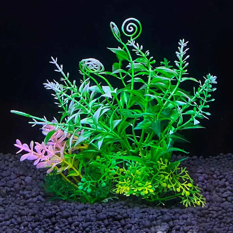 Artificial Aquarium Decor Plants  Water Weeds Ornament Plastic Aquatic Plant Fish Tank Decorate Accessories Aquarium Accesories