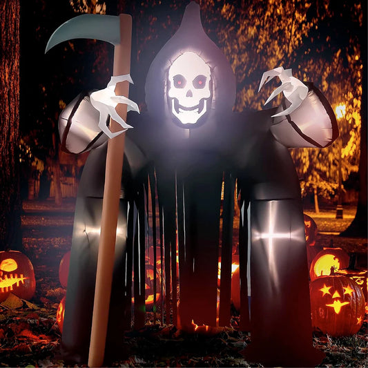 Black Inflatable Arch Halloween Inflatable Outdoor Indoor Decoration Props Halloween Inflatable Toys Ghost Doll Party Supplies.