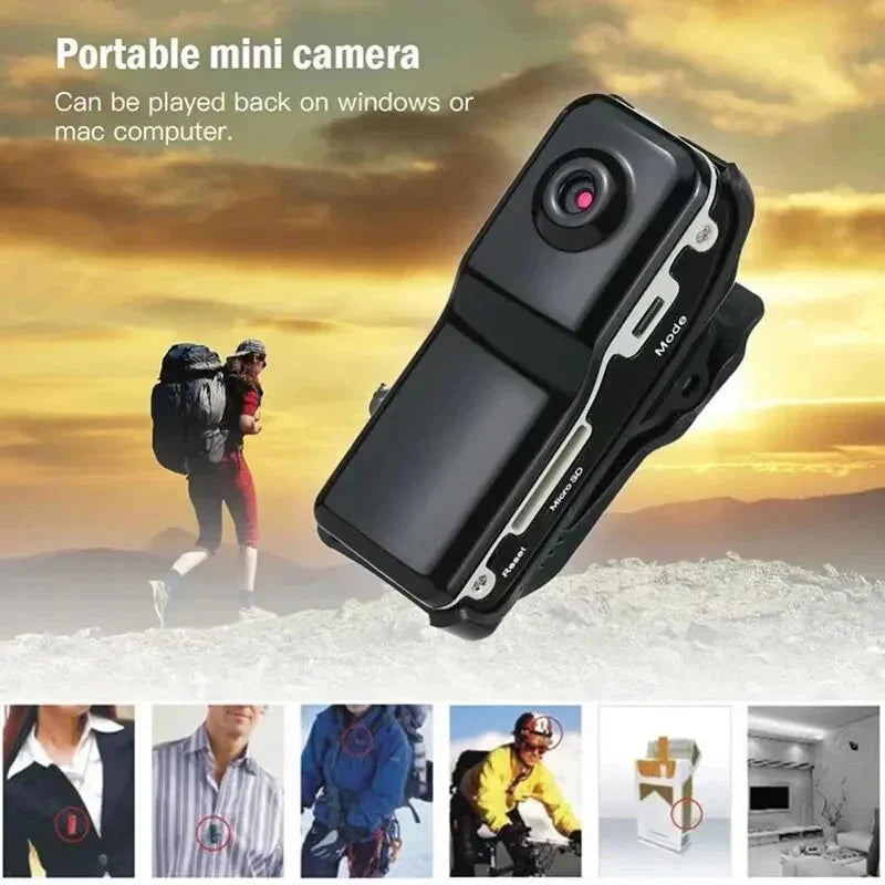 Xiaomi Hd Mini Dv Camera Body Camcorder Portable Nanny Security Cam Mount Video Record Small Sports Car Cam For Office & Home