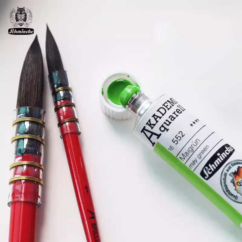 German Schmincke Academy Grade 15ml Tubular Extra Fine Watercolor Paint Art Painting illustration Drawing Supplies Acuarelas