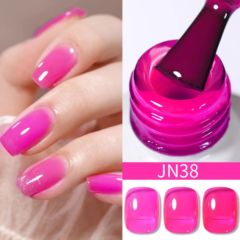 BORN PRETTY 10ML 8-in-1 Strong Nail Glue Gel Nail Polish Transparent Clear Function Gel Thickness Rubber Base Rhinestone Glue