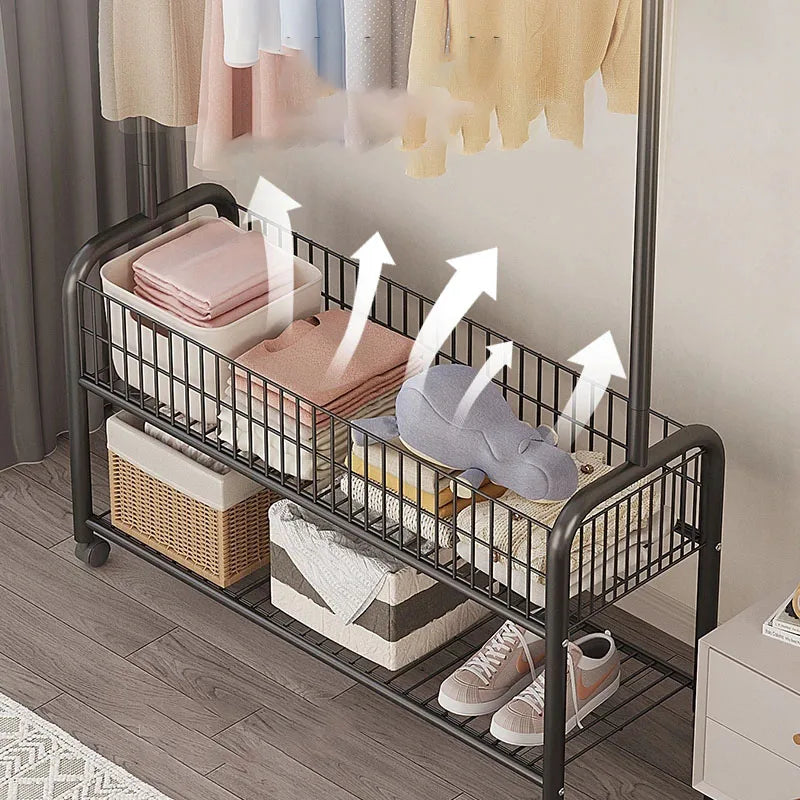 Storage Organization Clothes Rack Bathroom Living Room Nordic Adult Luxury Wardrobe Bedroom Evening Dress Muebles Home Furniture