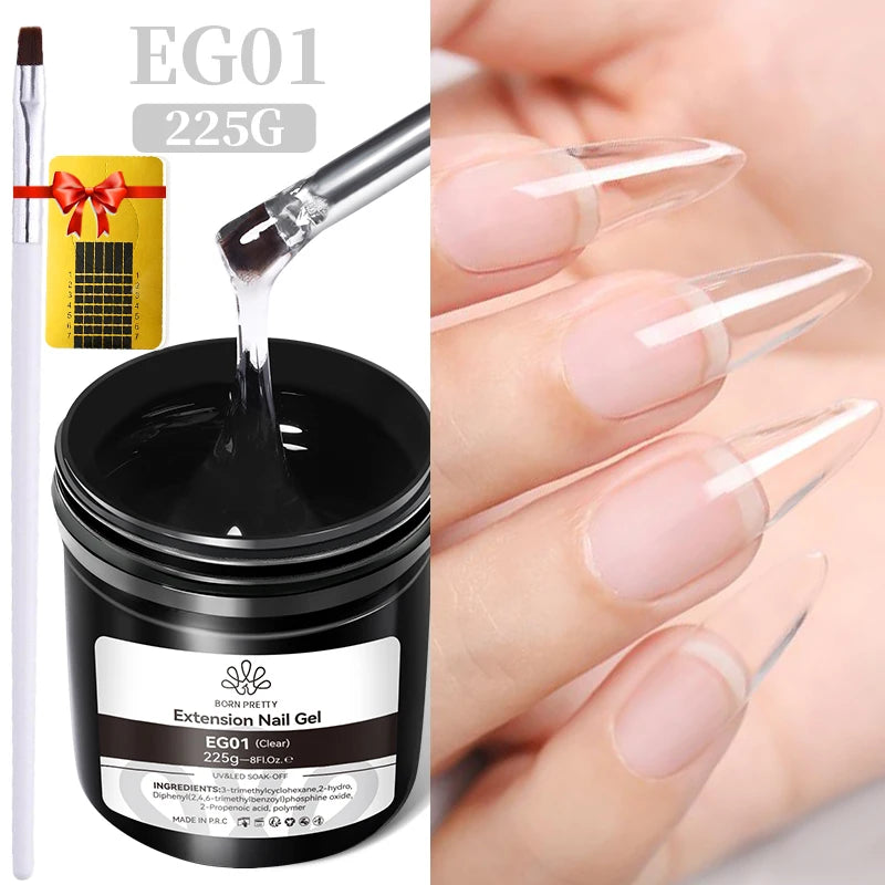 BORN PRETTY 250g Natural Nail Prep Dehydrator and No Acid Nail-Primer for Acrylic and Gel Nail Polish Profession Nail Supplier