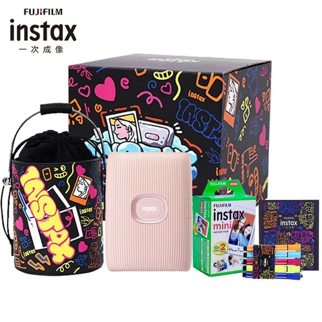 Original Fujifilm Instax Mini Link 2/Link 3 Printer Instax Photo Camera Printers ( 20 / 40 Sheet Instax Mini White Film )