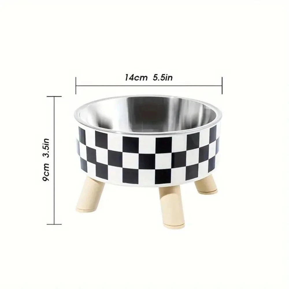 Elevated Cats Feeder Bowl Anti-choking Raised Cat Food Water Bowl With Stand Pet Feeding Drinking Supplies Small and Midium Dogs