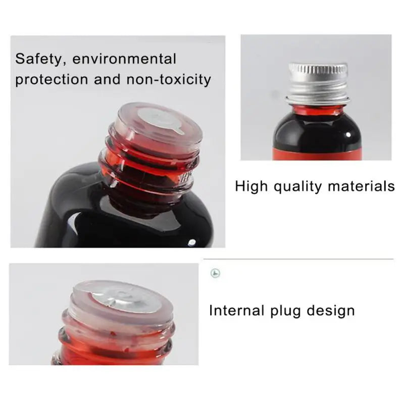 30/60/100/120/150ml Fake Smear Blood Liquid Bottle Stage Prank Theatrical Vampires Funny Horror Festival Party DIY Cosplay Props