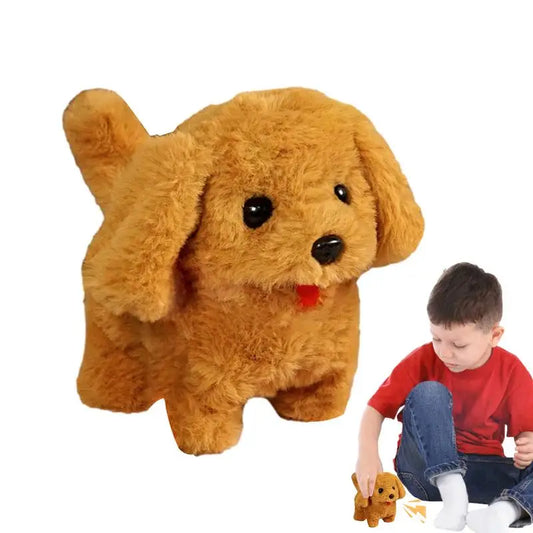 Barking Dog Toys For Kids Walking Dog Cat Electronic Pet Barking Dog Companion Animal Electric Pets Battery Operated Tail