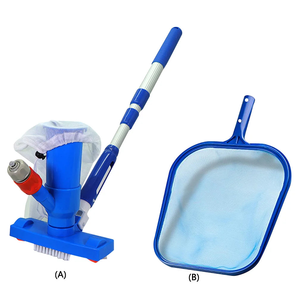 Handheld Pool Cleaning Tool Portable Pool Cleaner Maintenance Kit Plastic Detachable for Dirt Sand&Slit Cleaning