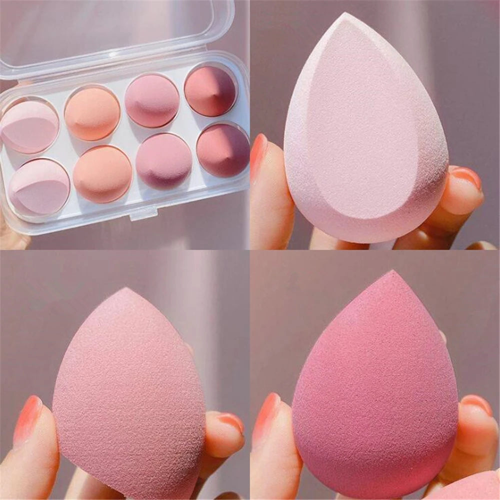 1/4/8pcs makeup sponge blender beauty egg blow cosmetic soft foundation sponges powder blow female make up accessories beauty to