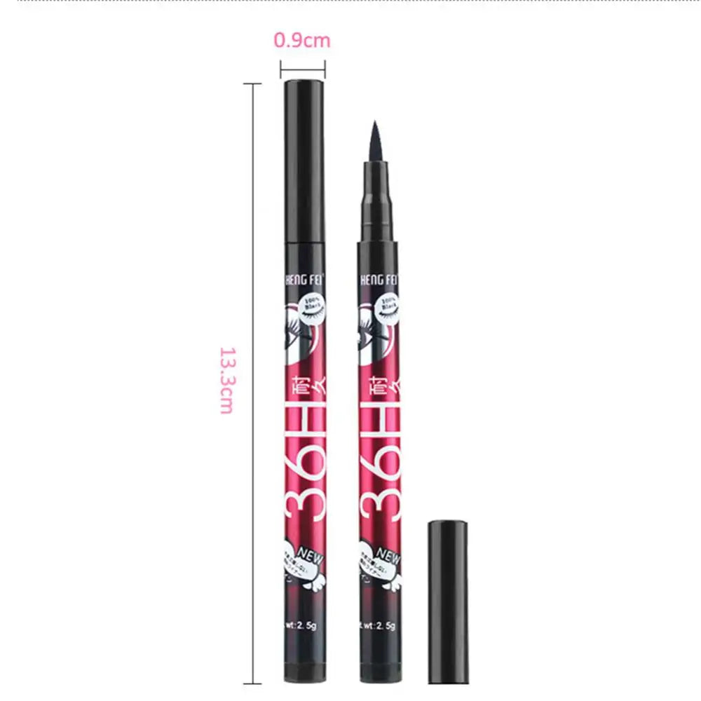 Black Liquid Eyeliner Quick-drying Waterproof Long-lasting Liquid Eyeliner Pencil Eyeliner Makeup Eye Cosmetics Tool