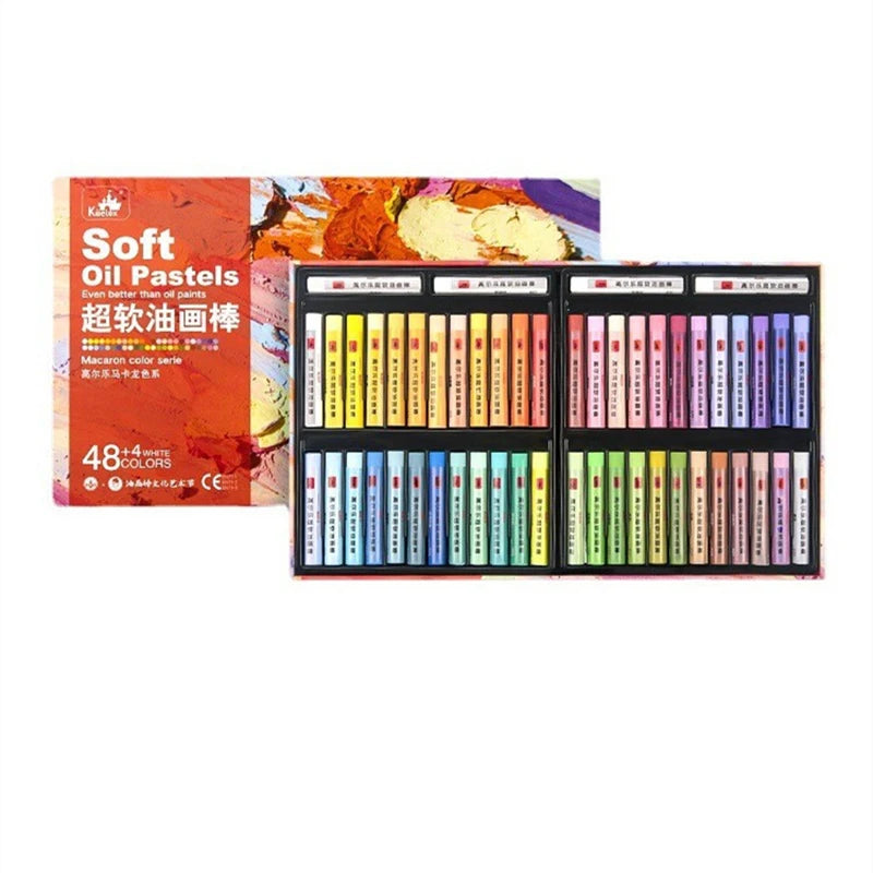 Oil Pastel Soft Stick Set 24/36/48 Color Children Artist Professional Painting Drawing Graffiti Art Crayons Washable Sticks