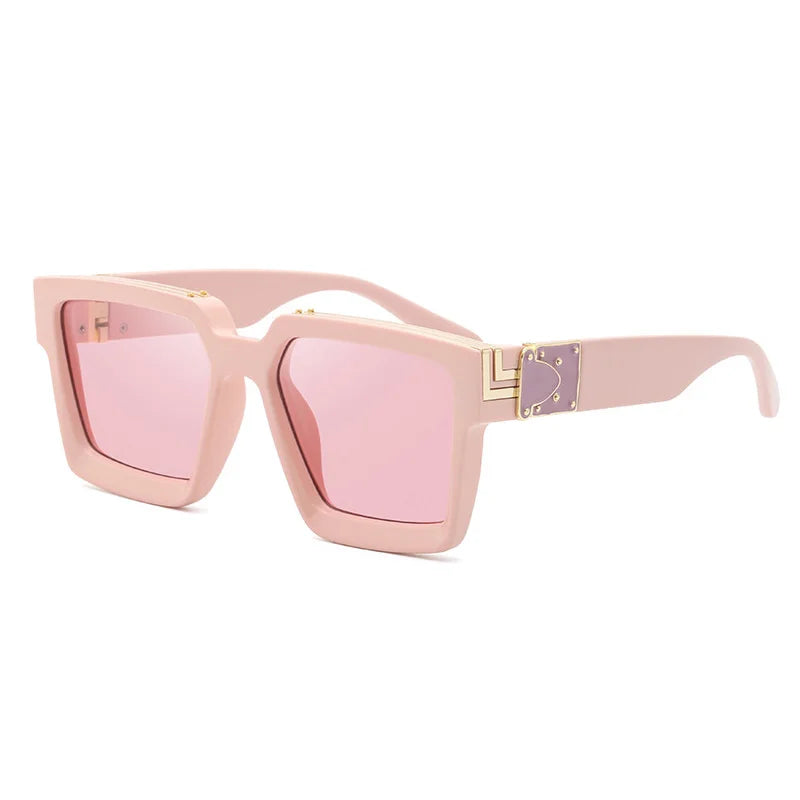 SHAUNA Ins Popular Square Sunglasses UV400