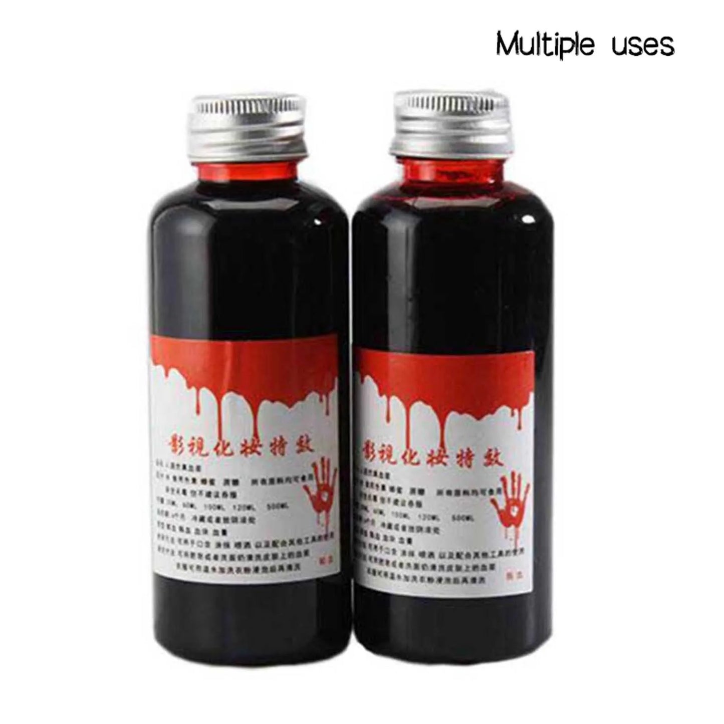 Halloween Decoration 2024 Halloween Realistic Diy Props Artificial Fake Blood Pseudoplasma 100ml Party Adornos De Halloween