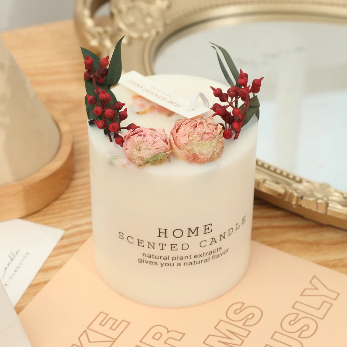 Soy Wax Fragrance Candles Romantic Pillar Candle Wedding Birthday Christmas Decoration Home Furnishing Scented Candle Hot Sale