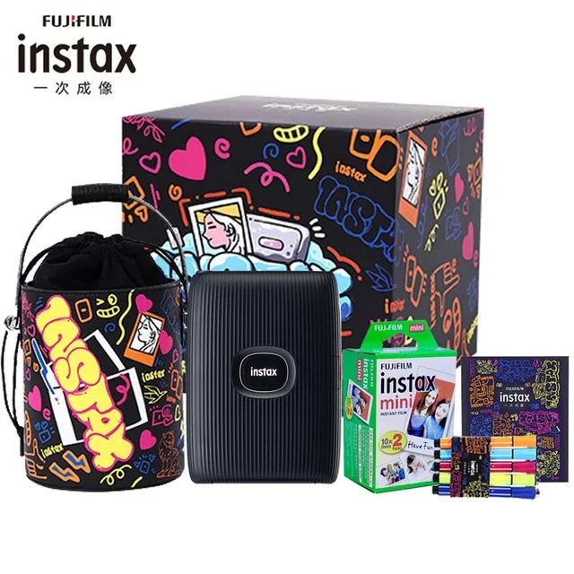 Original Fujifilm Instax Mini Link 2/Link 3 Printer Instax Photo Camera Printers ( 20 / 40 Sheet Instax Mini White Film )