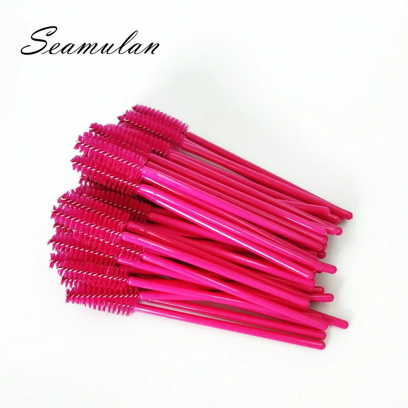 Extension Eyelash Disposable Eyebrow brush Mascara Wand Applicator  Eye Lashes Cosmetic Brushes Set makeup tools for beauty