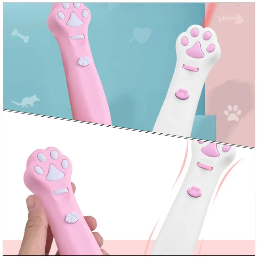 Laser Cat Teasing Stick Red Dot LED Light Pointer Interactive Toys Kitten Dog Chasers Training Indoor Pet Accessories Teasers