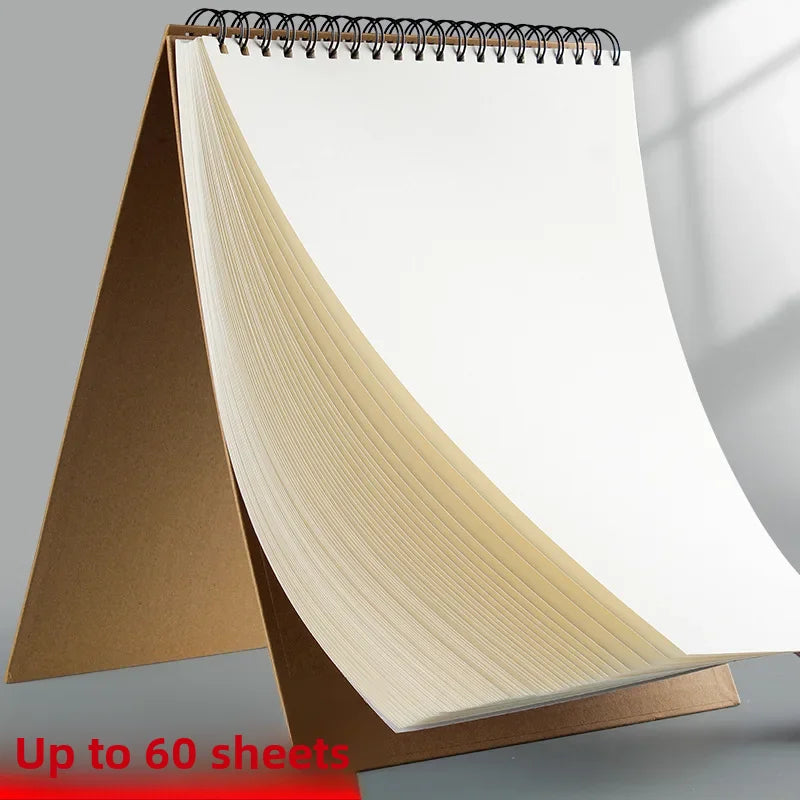 A3 Sketchbook Thickened Art Student Specialized Vertical Flip Drawing Blank Painting Book Hand Drawing