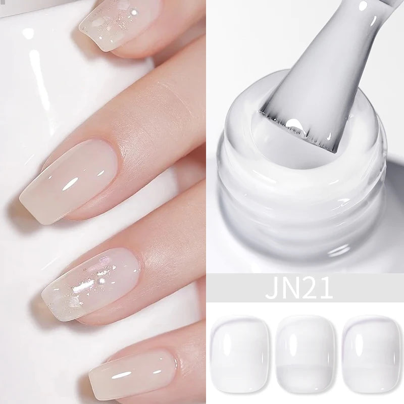 BORN PRETTY 10ML 8-in-1 Strong Nail Glue Gel Nail Polish Transparent Clear Function Gel Thickness Rubber Base Rhinestone Glue