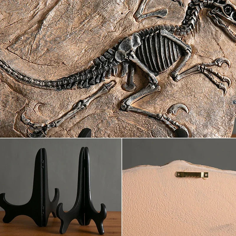 Creative Dinosaur Fossil Resin Craft Decoration Retro Animal Statue Miniature Indoor Living Room Decoration Souvenir Home Gift