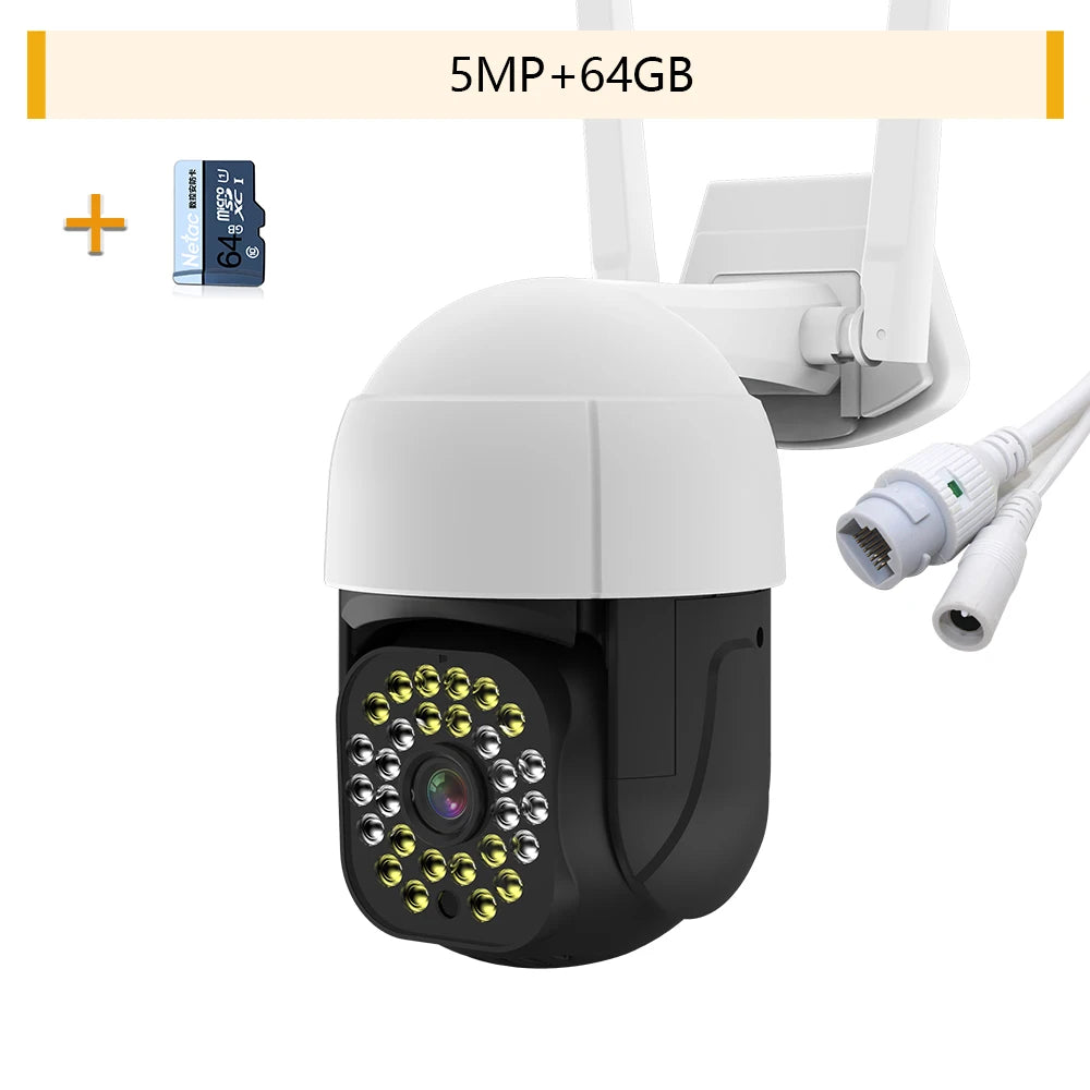 4K Auto tracking IP Camera Outdoor 5MP Night Vision Speed Dome CCTV Camera 8MP WIFI PTZ 1080P Home Security Video Surveillance