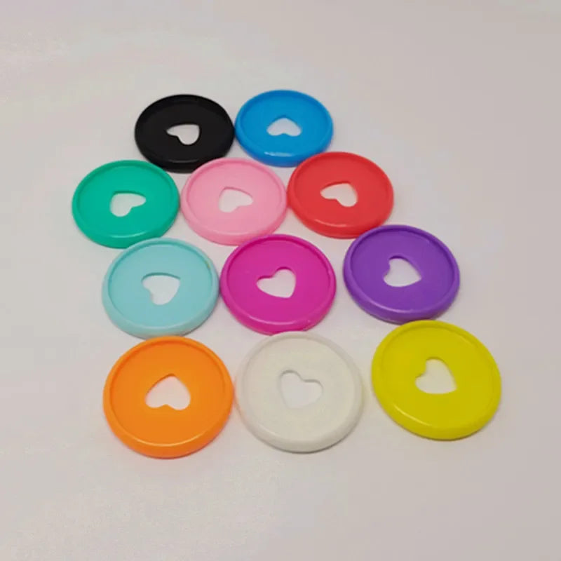 28MM color plastic binding ring mushroom hole loose-leaf notebook love CD binding supplies