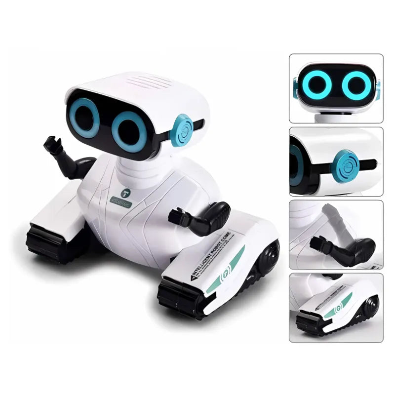 Smart Robots Emo Robot Dance Voice Command Touch Control Singing Dancing Talkking Interactive Toy Gift for Kids