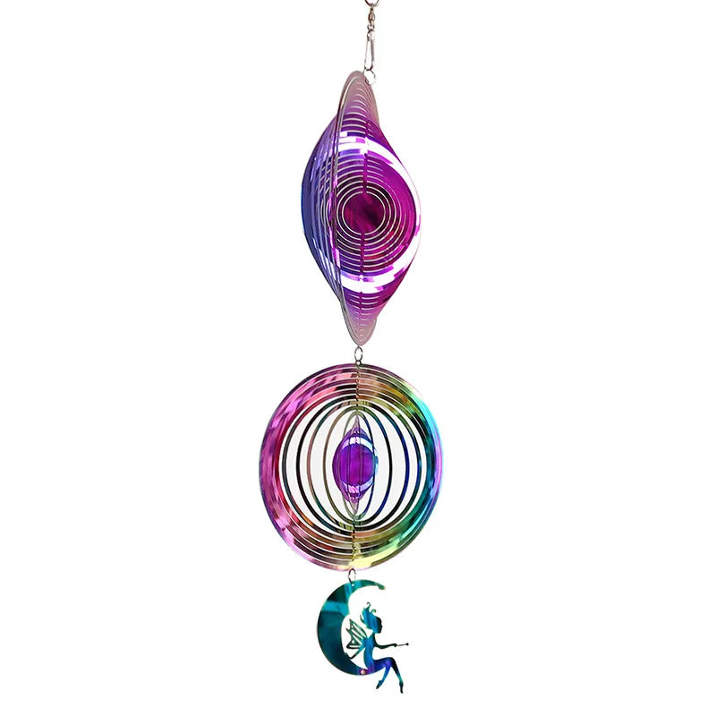 Fairy Wind Chimes Garden Hanging Decorations Outdoor Balcony Wedding Wind Spinner Kawaii House Home Room Decor Valentine's Gift