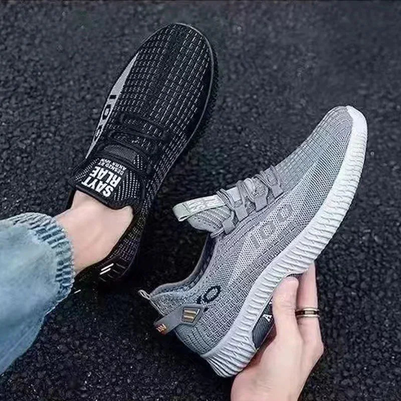 Anti-Odor Casual Shoes: 2024Summer New Mesh Sports Shoes for Men