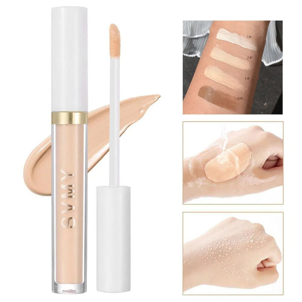 4 Colors Liquid Concealer Skin Corrector Dark Circles Concealer Lasting High Coverage Concealer Under The Eyes Cosmetics Makeup