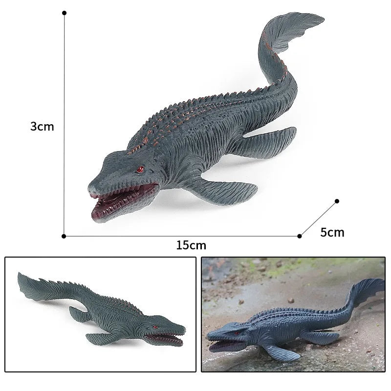 8 styles Small Dinosaur Figures Models toys Jurassic Tyrannosaurus Rex Mosasaur Pterosaur Action Figures Kids Collection Gifts