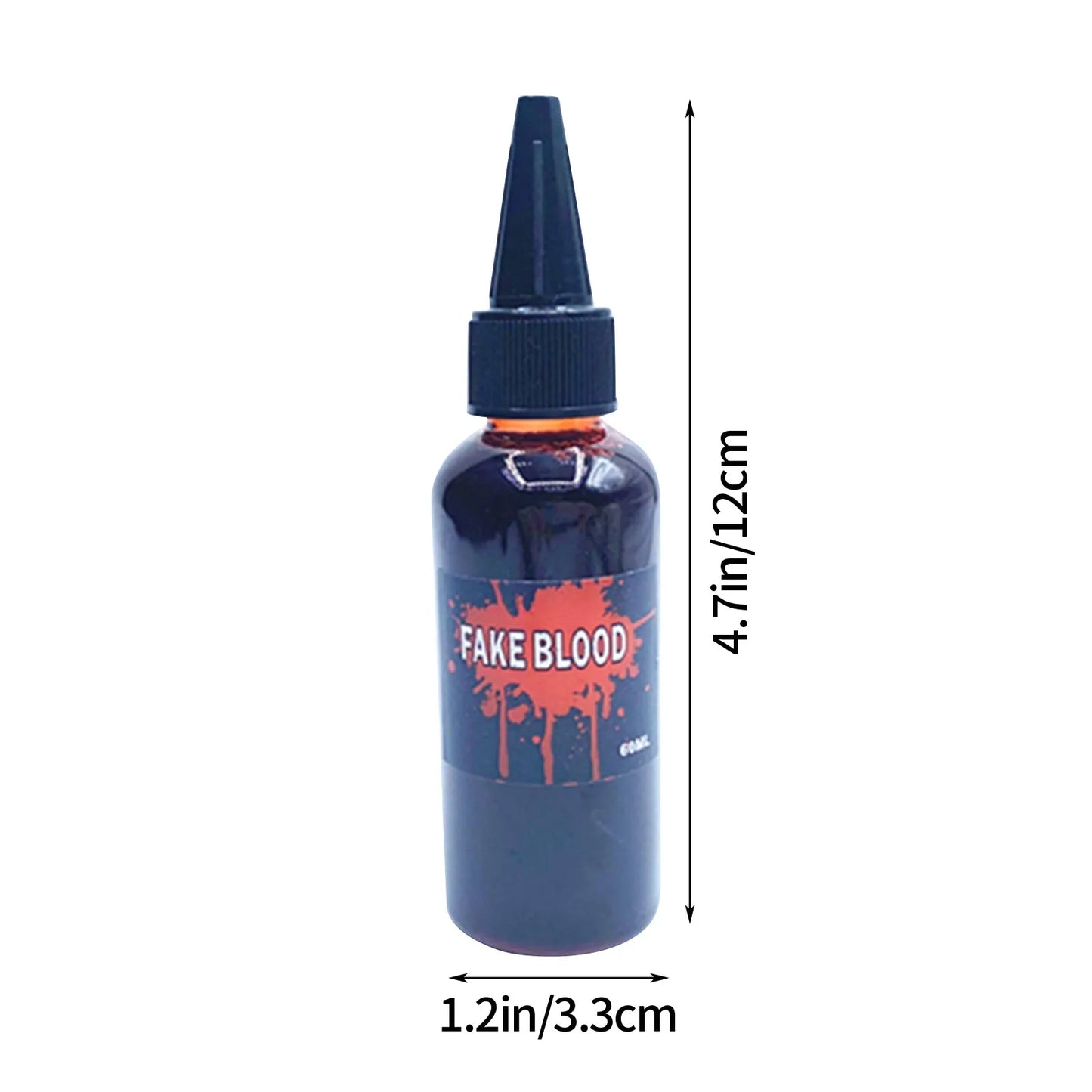 60ml Fake Blood Spray Halloween Party Bleeding Makeup Zombie Horror Vampire Hematopoietic Props Halloween Decoration