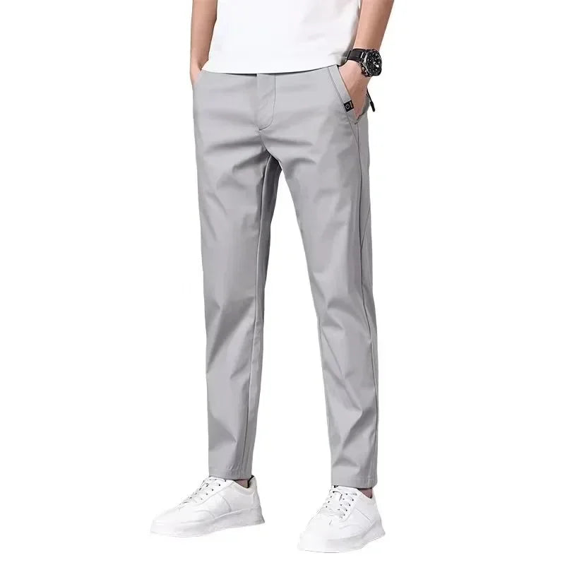 Fashion Men's Summer Suit Pants Casual Korean Men's Pants Joggers Men Streetwear Casual Sports Pants