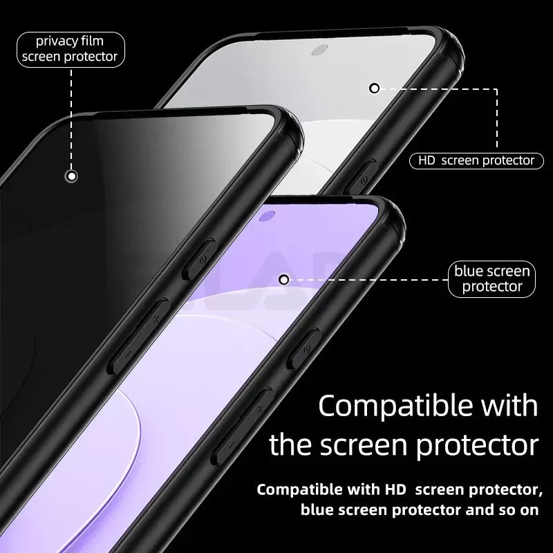 For Google Pixel 8 7 Pro 7A Case Magnetic Wireless Charging Translucent Frosted Shockproof Bumper Hard Plastic Cover Accessories