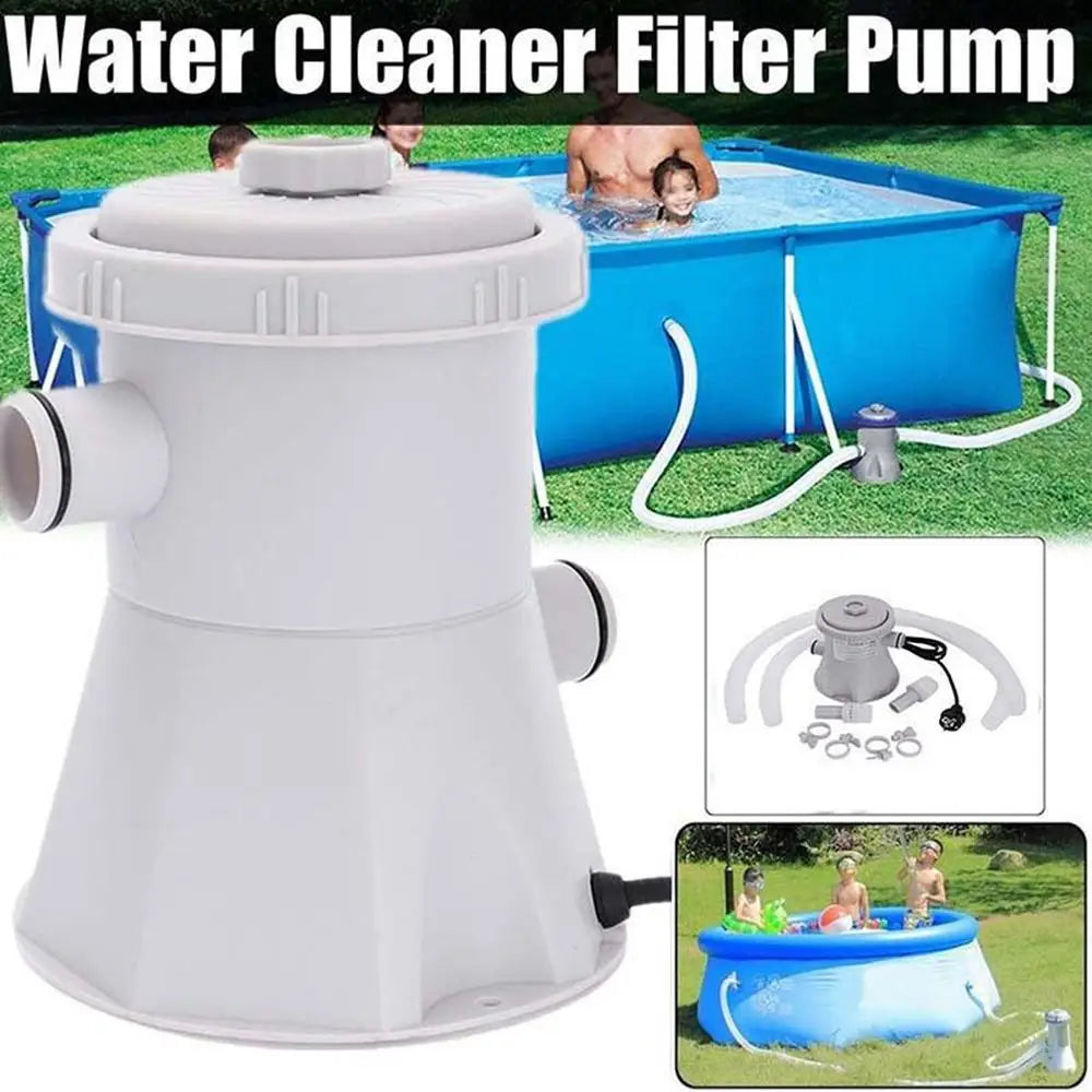 220V Electric Swimming Pool Filter Pump Above Ground Paddling Pool Water Sand Cleaner Strong Circulation Pump Accessories