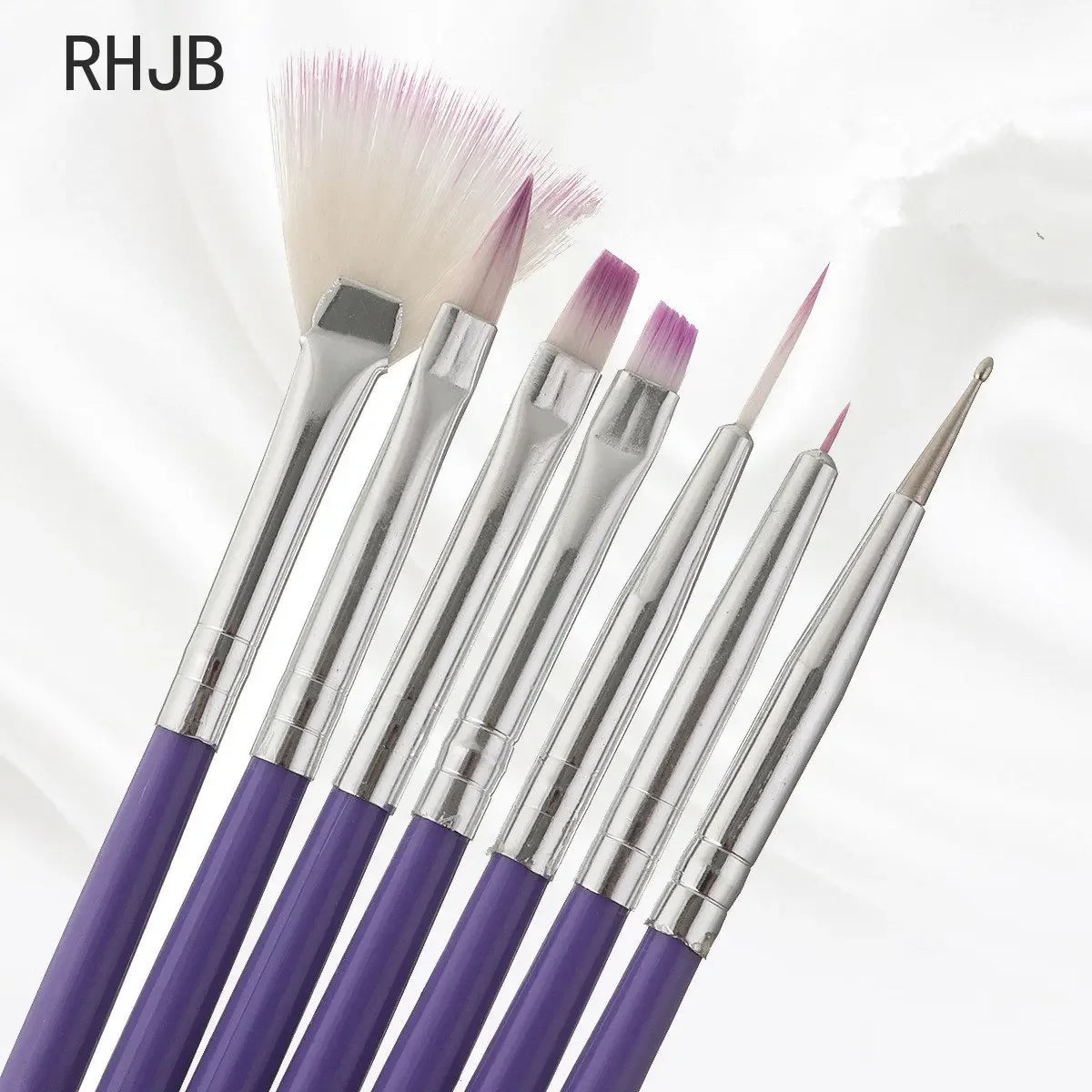 New 2025 Multiple nail art nail brush Design Tip Drawing Carving Dotting Nail Pen Builder Flat Liner Acrylic Gel Polish Manicure