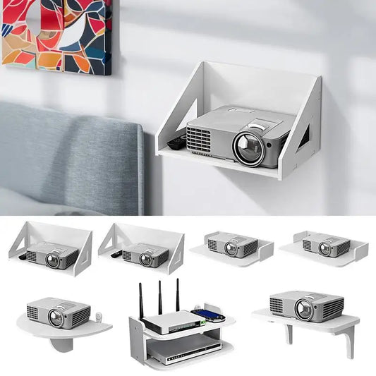 Projector Bracket Wall Hanging Thickened Speaker Stable Non-Marking Nails Strong Load-Bearing Durable for Living Room Router